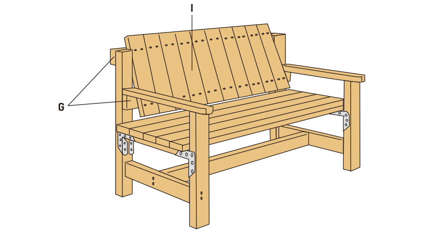 ツーバイフォー材でかっこいいベンチをdiy 図付きで作り方を紹介 Makit メキット By Diy Factorymakit メキット By Diy Factory