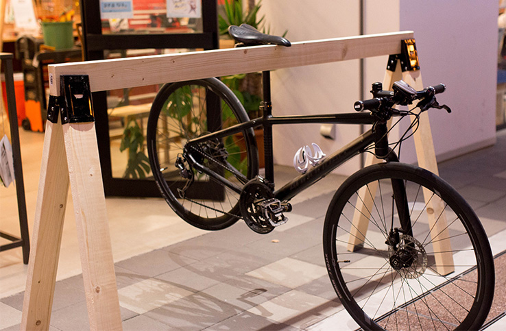 2021人気の プリティウーマンダイケン ステンレス製自転車ラック サイクルスタンド 6台用 CS-MU6