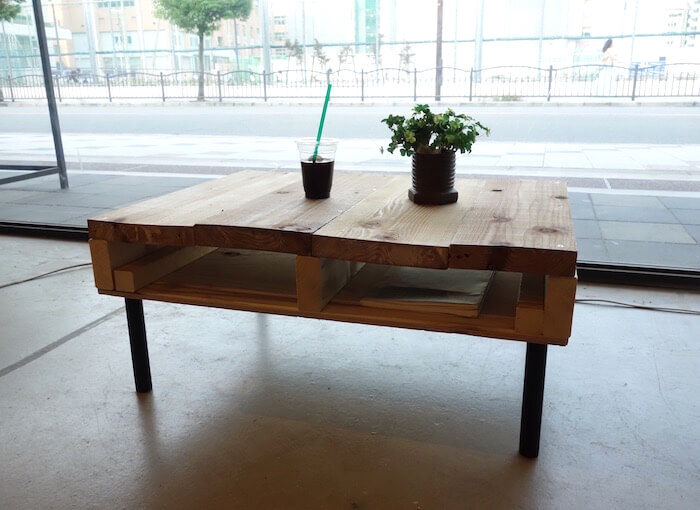 動画レシピ] 古材リメイク！足場板でヴィンテージ感のあるローテーブル