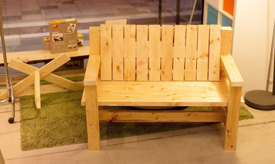 ツーバイフォー材でかっこいいベンチをdiy 図付きで作り方を紹介 Makit メキット By Diy Factory