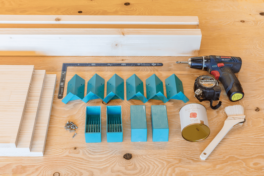 斜めカットなし!かぶせるだけで簡単にラダーシェルフをDIY!_08