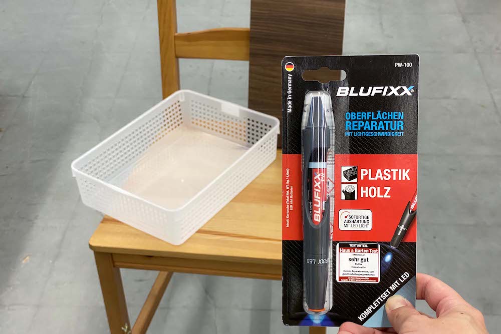 ハウスボックス BLUFIXX スマートリペア UV補修材 プラスチック用 ホワイト 7g プラスチック樹脂製品の補修・復元に